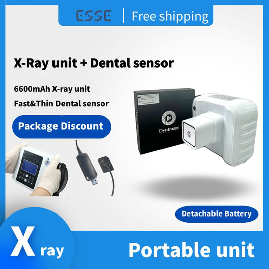 Dental X-Ray Unit Portable RVG Sensor X Ray Camera + Sensor
