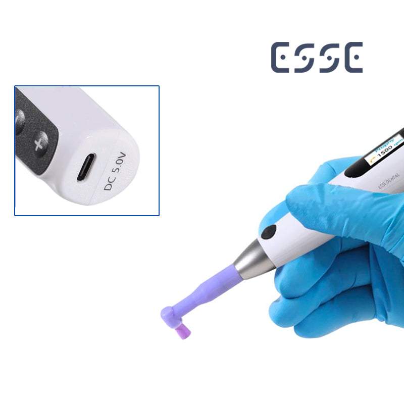 Dental Prophy Motor Wireless Electric Prophy Handpiece with Prophy Angles